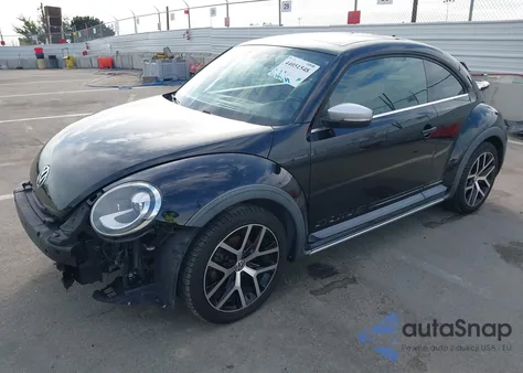 2016 Volkswagen Beetle 1.8T Dune from USA, damaged, VIN 3VWS17AT2GM634826
